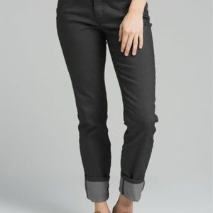 Prana Kara Jeans Black/Charcoal Size 6/28